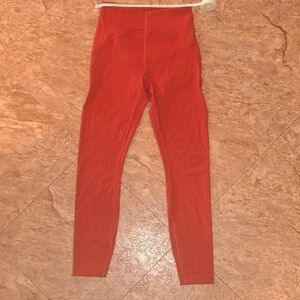 lululemon athletica Red Leggings